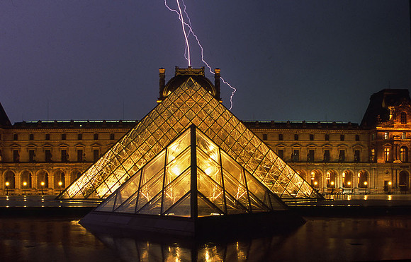 I.M. Pei Pyramid, Paris, France
