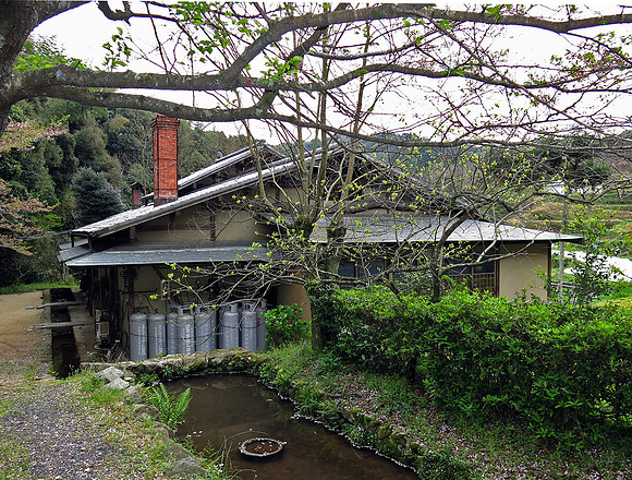 the pottery studio on the grounds