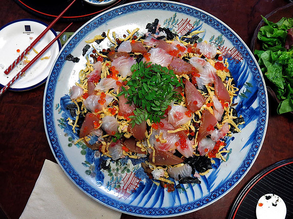 sashimi salad
