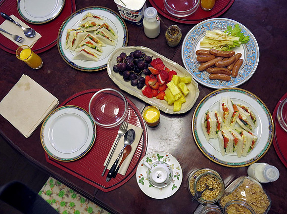 breakfast the next morning
