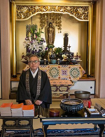 Kaz's cousin - Zen Buddhist priest Shinsho