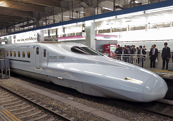 bullet train . ..