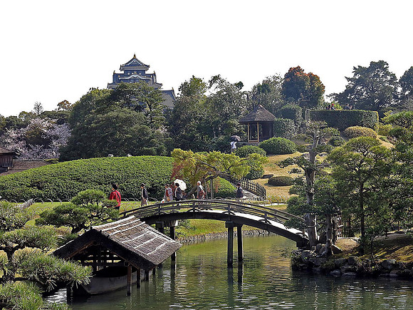 40 minute drive to Korakuen gardens