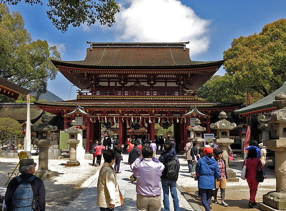 day trip to Tenman-gu Shinto shrine