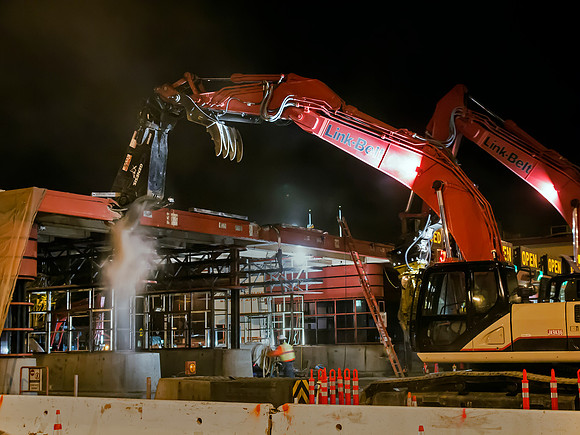 Project: Golden Gate Bridge toll plaza demolition,   Client: West Bay Builders
