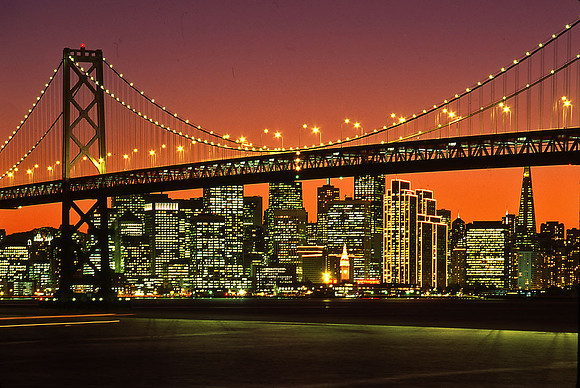 San Francisco-Oakland Bay Bridge/San Francisco skyline