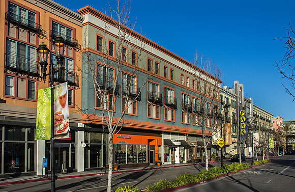 Client: Savills, Project: Santana Row, San Jose, CA